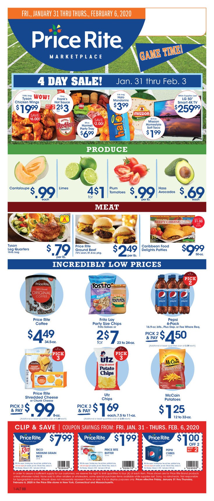 Price Rite Weekly Ad from January 31