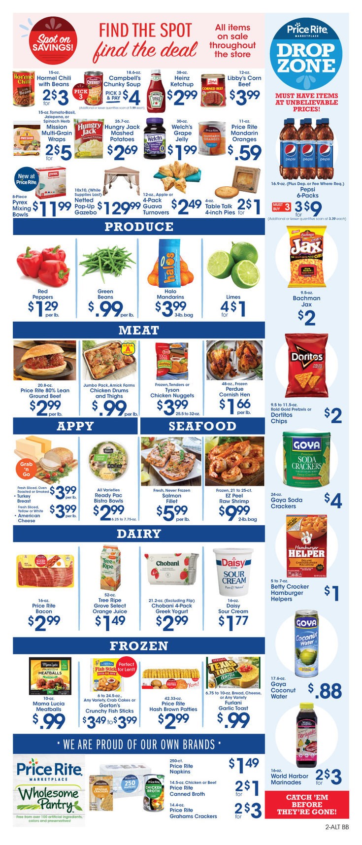 Price Rite Weekly Ad from March 20