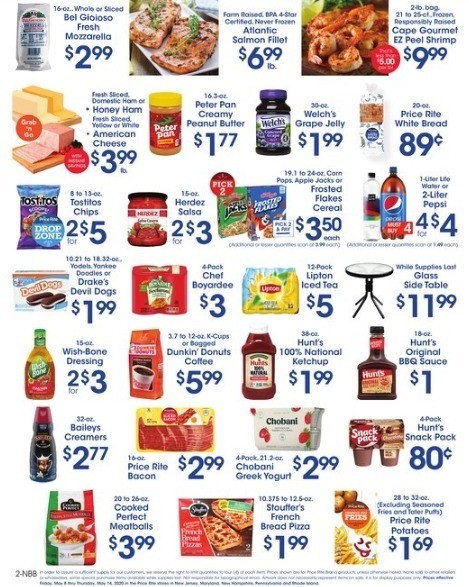 Price Rite Weekly Ad from May 8