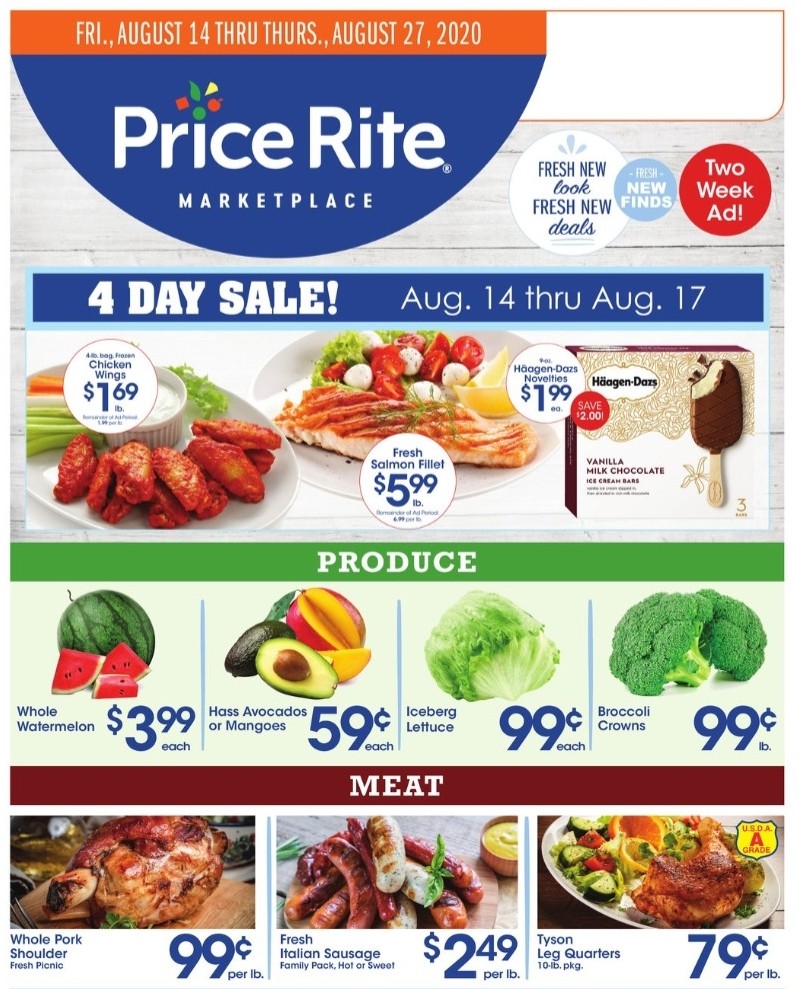 Price Rite Weekly Ad from August 14