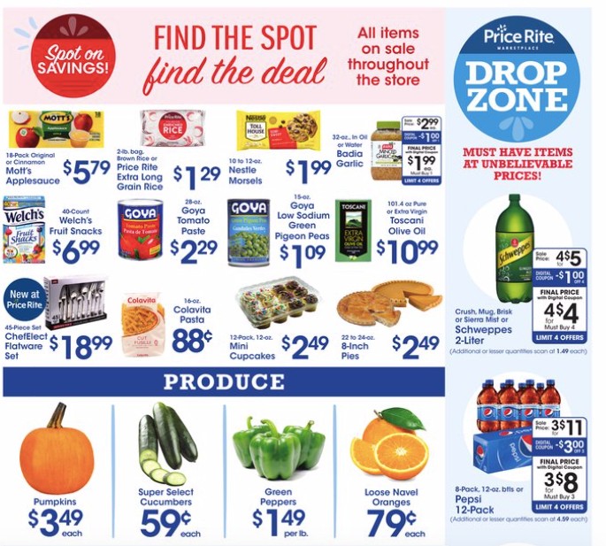 Price Rite Weekly Ad from October 23