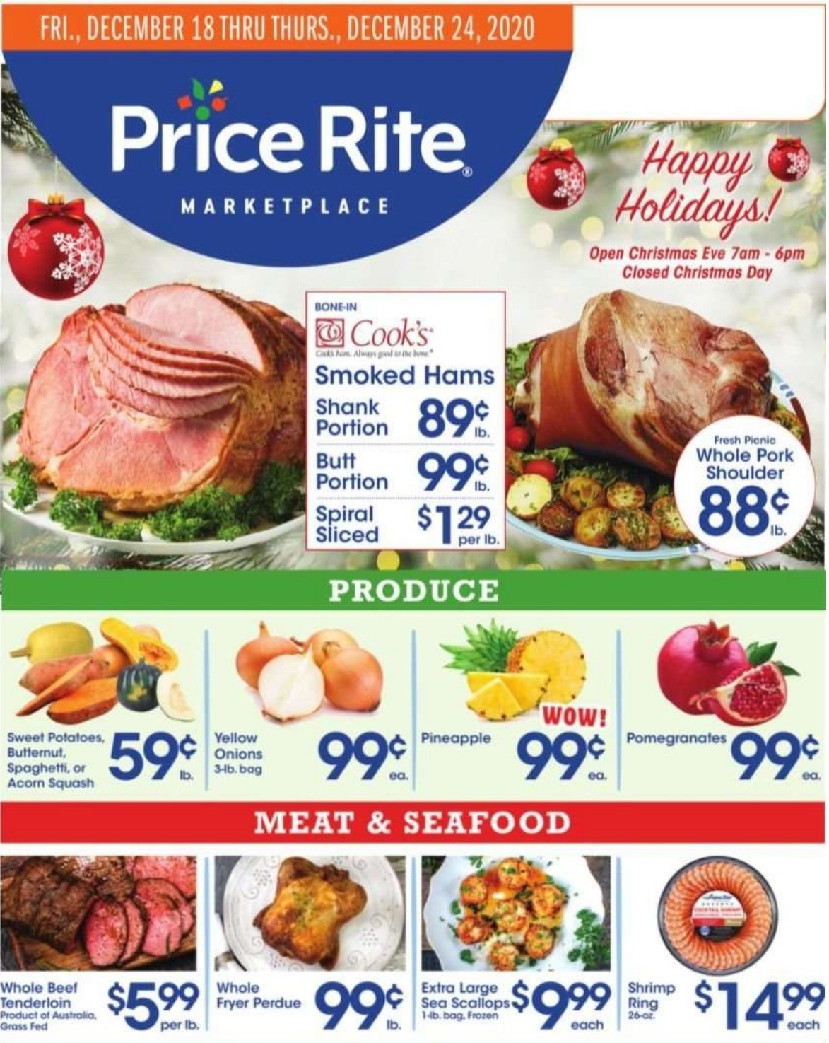 Price Rite Weekly Ad from December 18