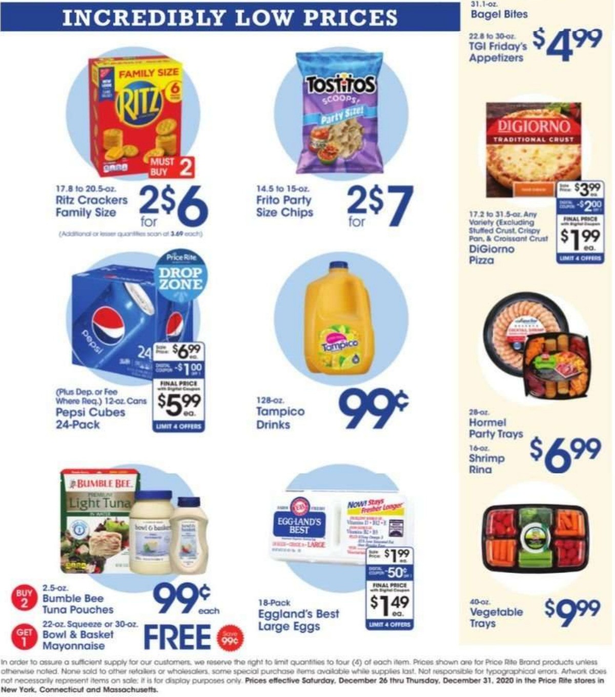 Price Rite Weekly Ad from December 26