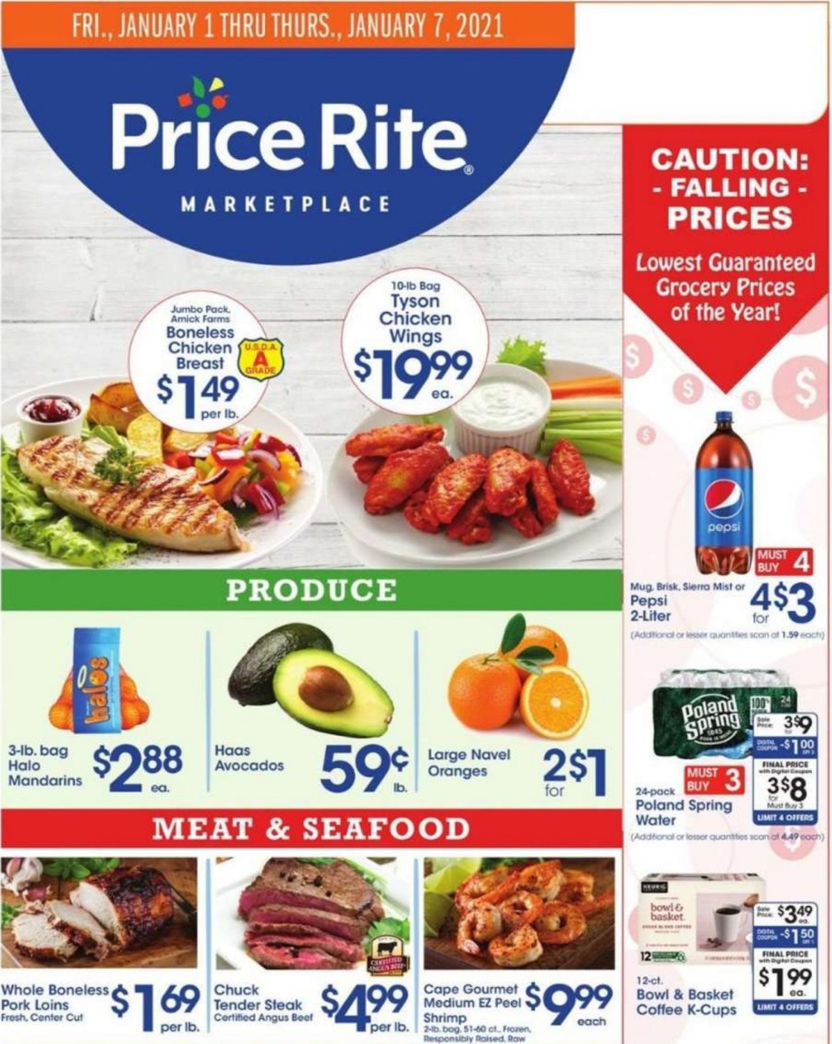 Price Rite Weekly Ad from January 1