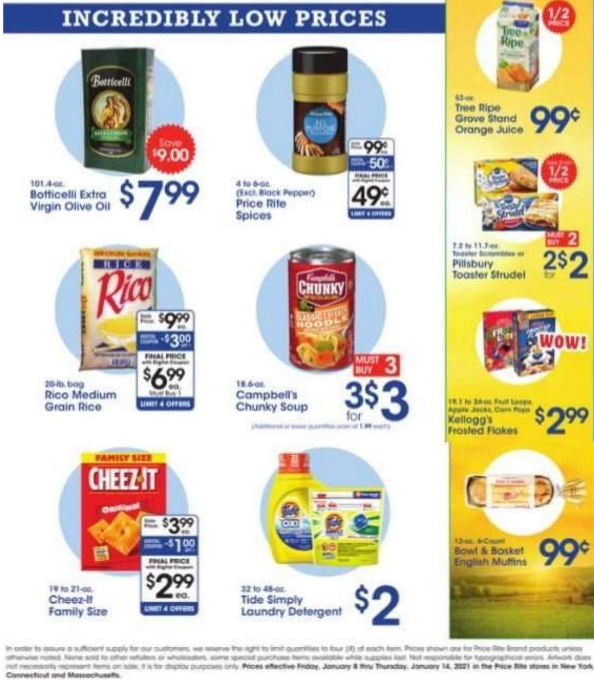 Price Rite Weekly Ad from January 8