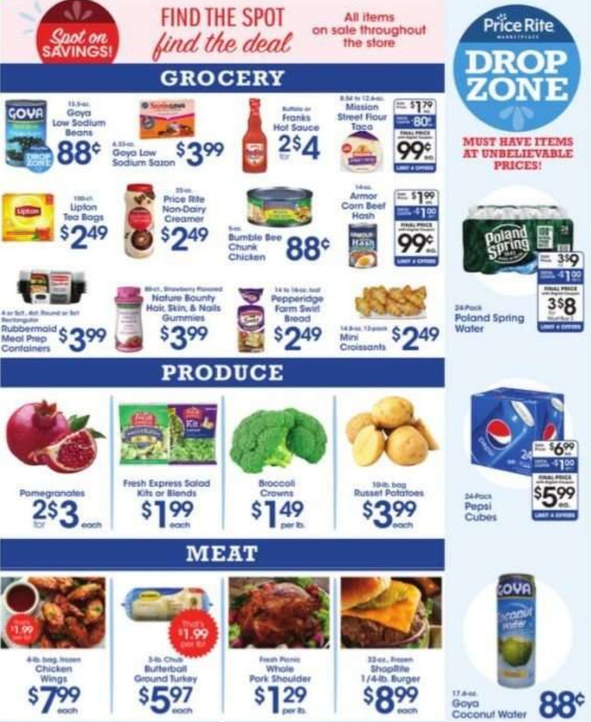 Price Rite Weekly Ad from January 8