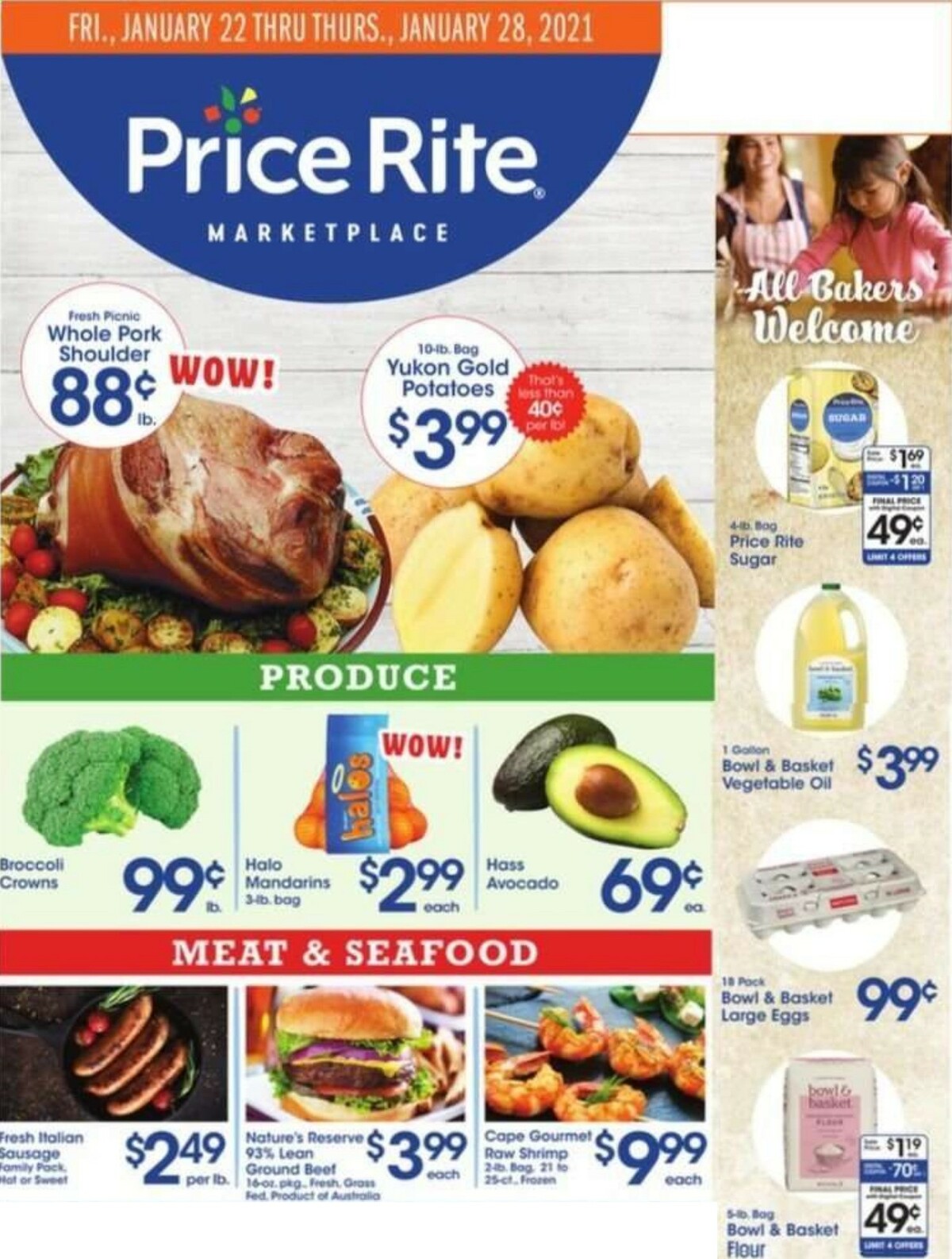 Price Rite Weekly Ad from January 22
