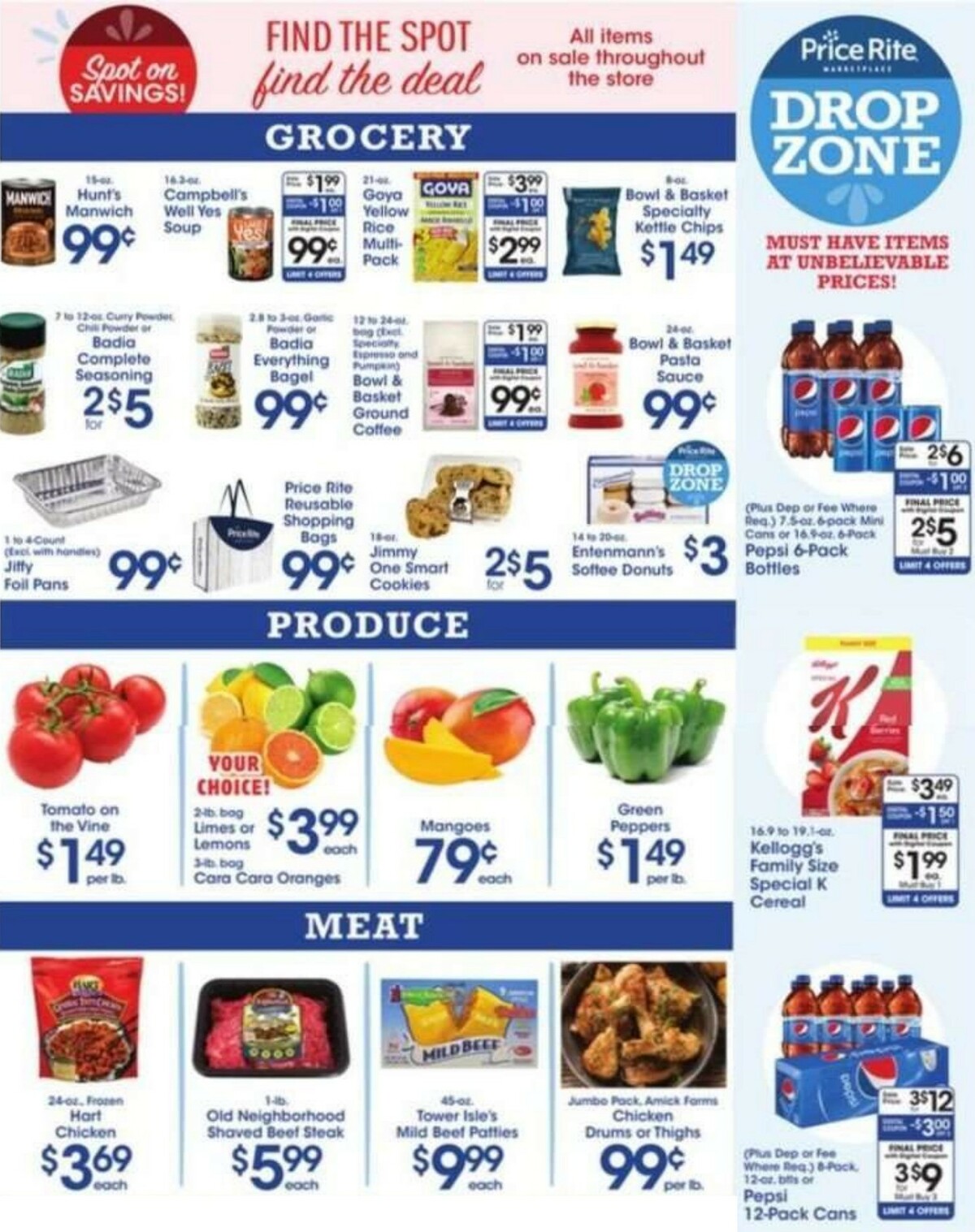 Price Rite Weekly Ad from January 22