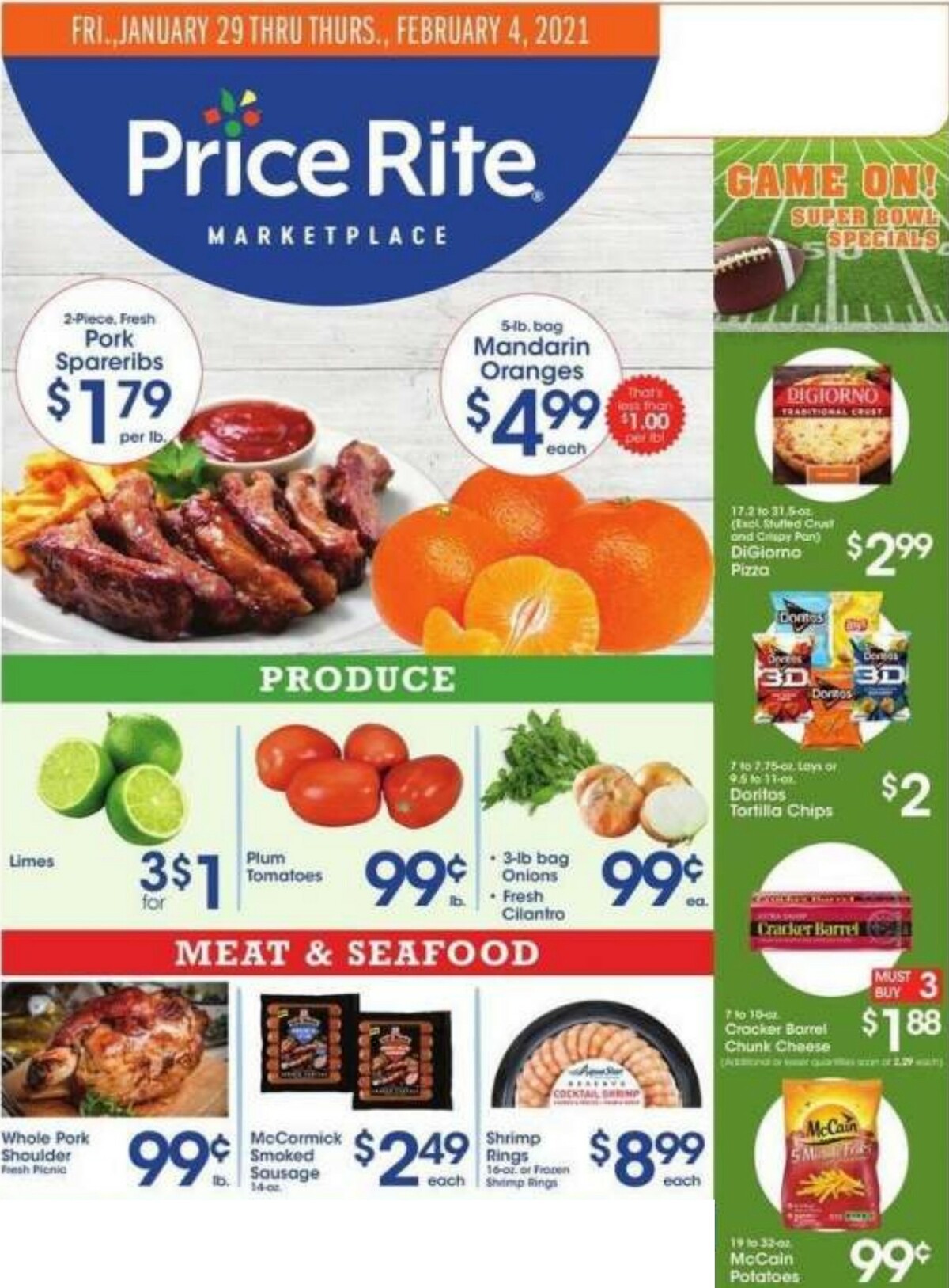 Price Rite Weekly Ad from January 29