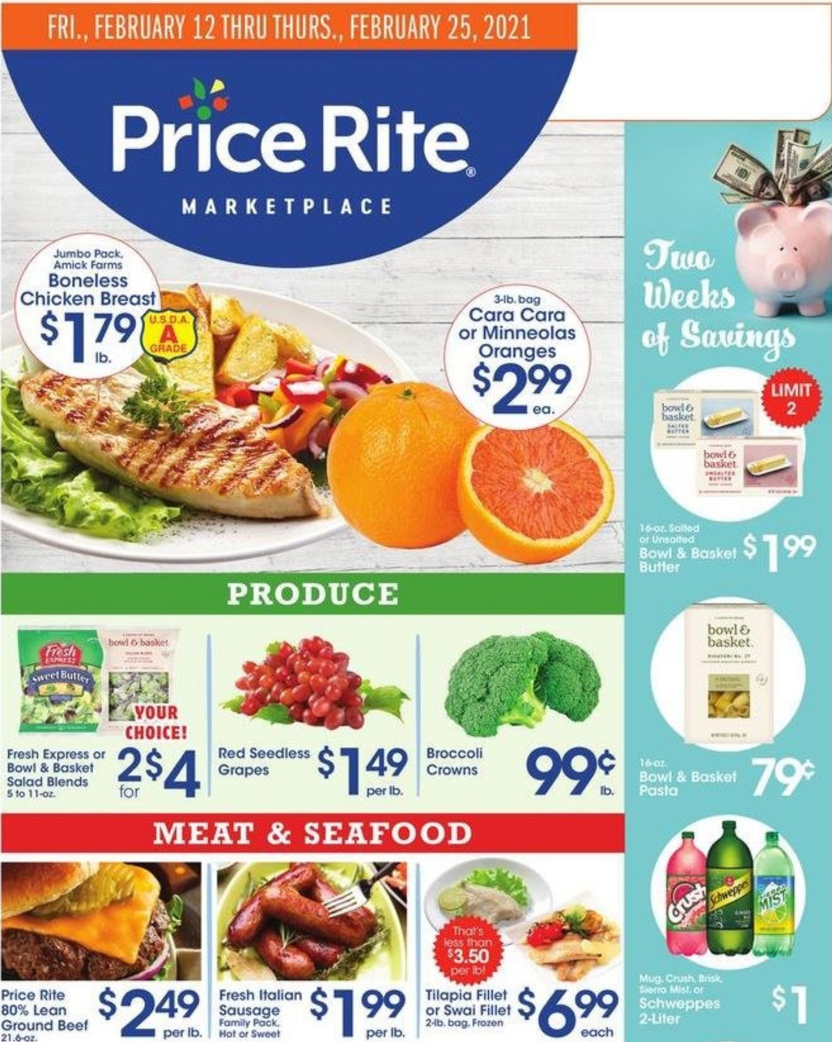 Price Rite Weekly Ad from February 12