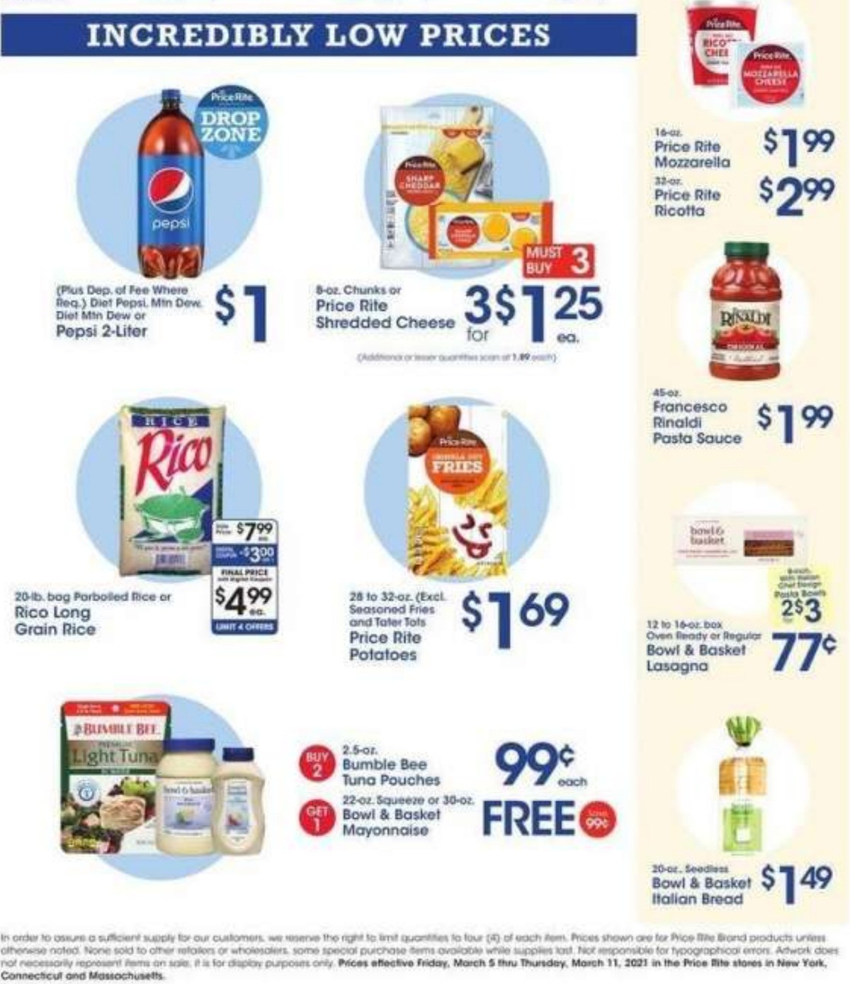 Price Rite Weekly Ad from March 5