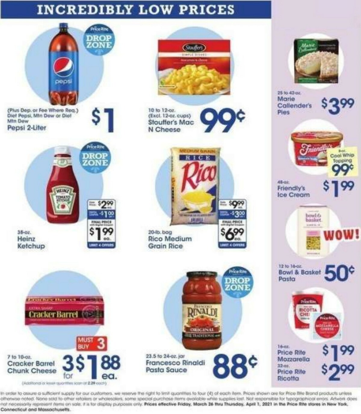 Price Rite Weekly Ad from March 26