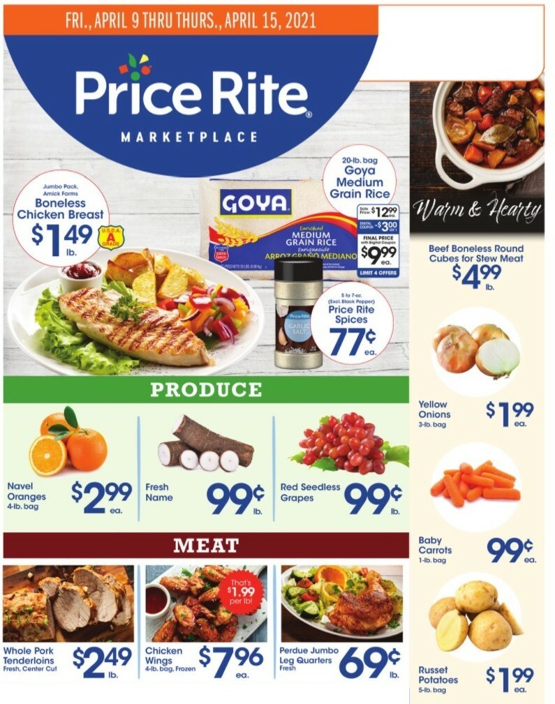 Price Rite Weekly Ad from April 9