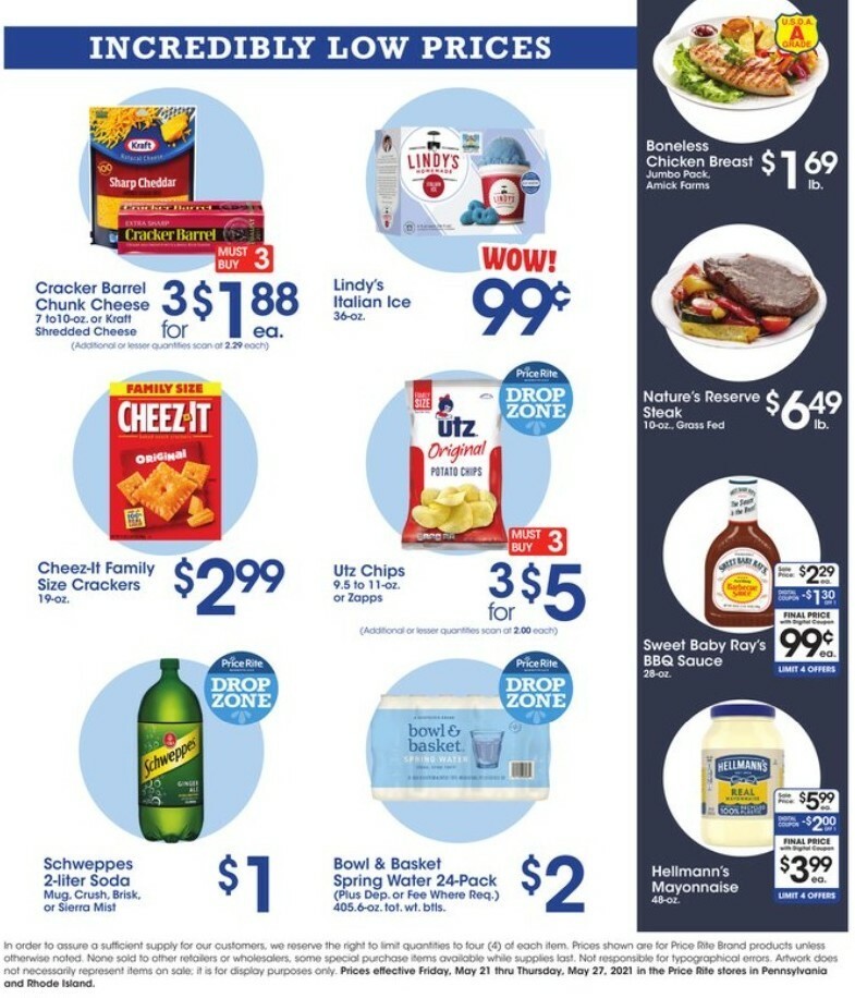 Price Rite Weekly Ad from May 21