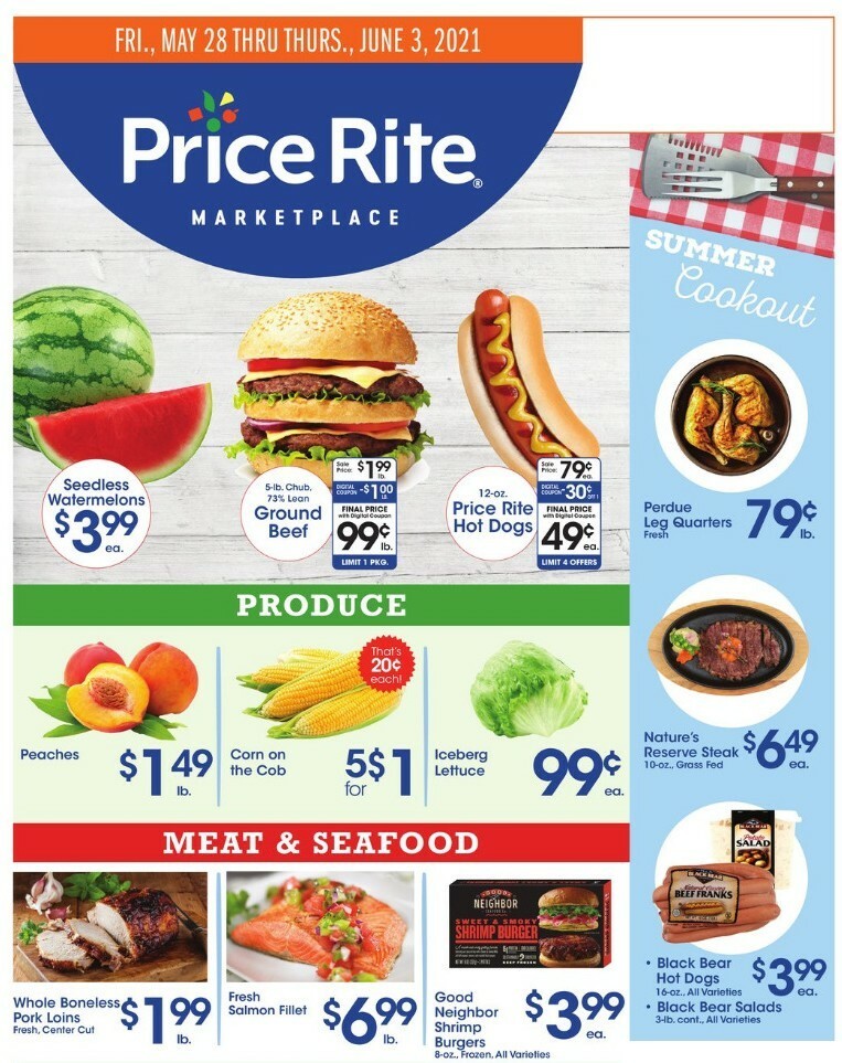 Price Rite Weekly Ad from May 28