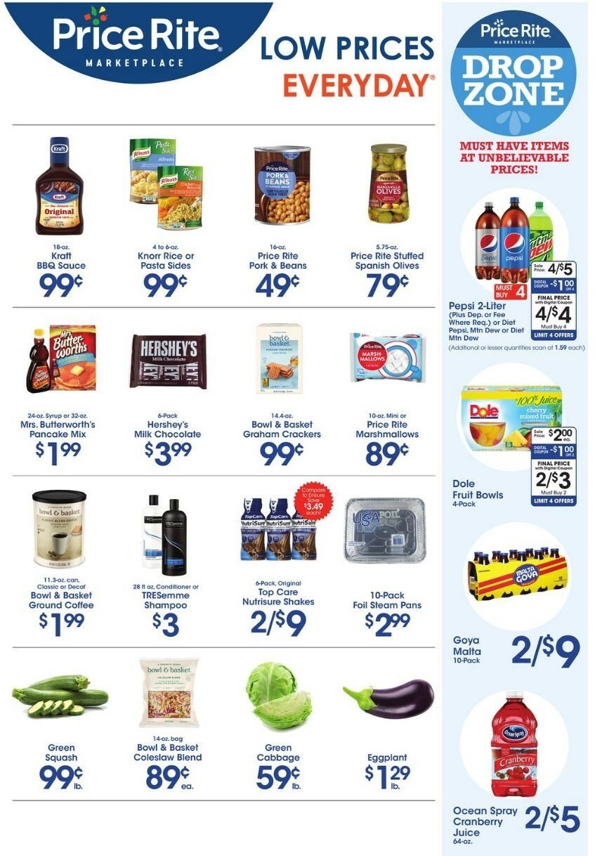 Price Rite Weekly Ad from July 9