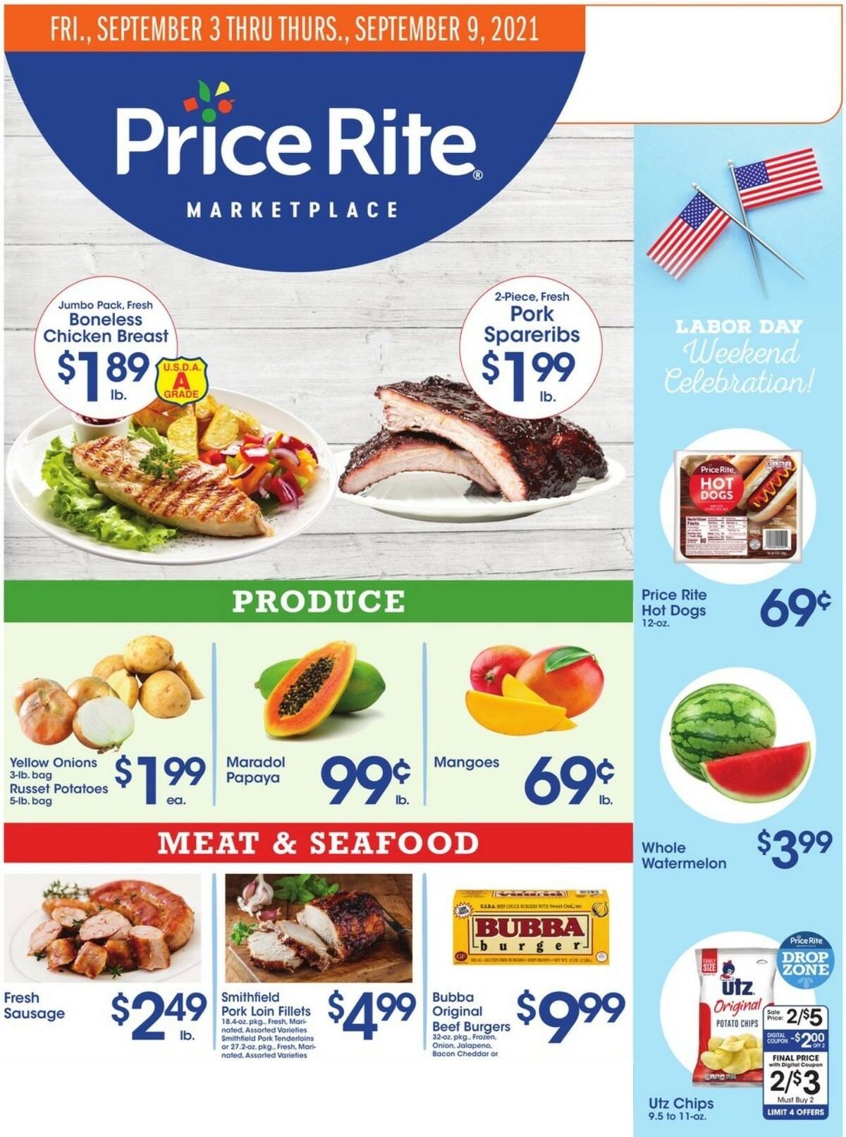 Price Rite Weekly Ad from September 3
