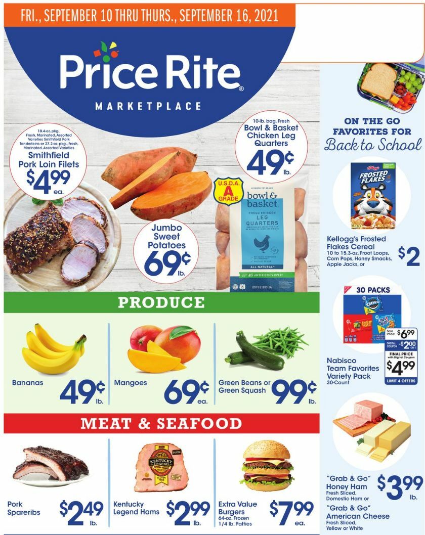 Price Rite Weekly Ad from September 10