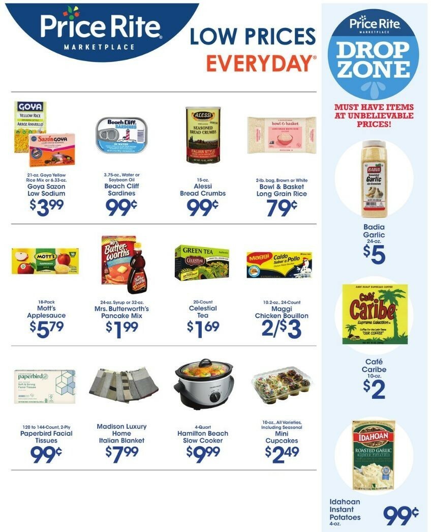 Price Rite Weekly Ad from October 15