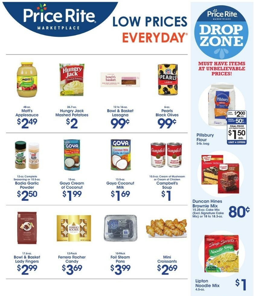 Price Rite Weekly Ad from November 12