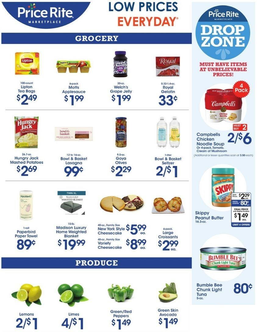 Price Rite Weekly Ad from December 10