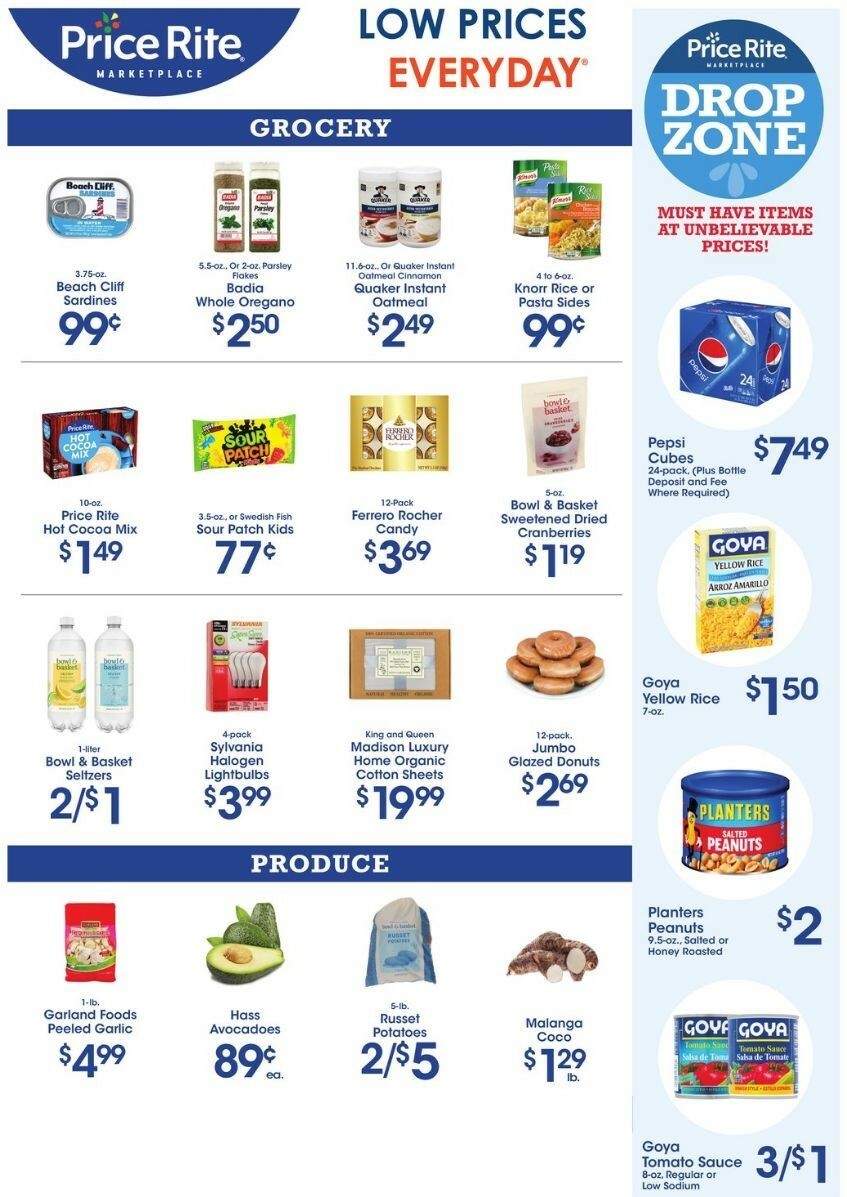 Price Rite Weekly Ad from December 31