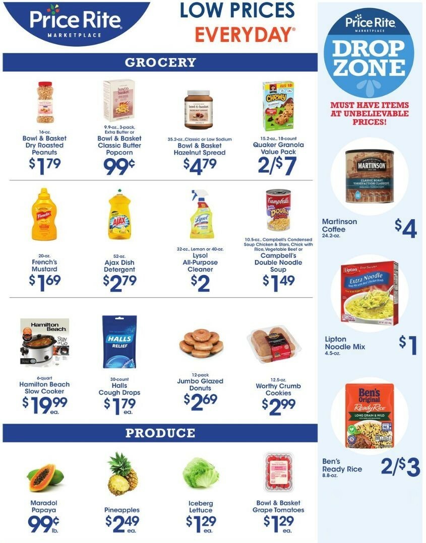 Price Rite Weekly Ad from January 21