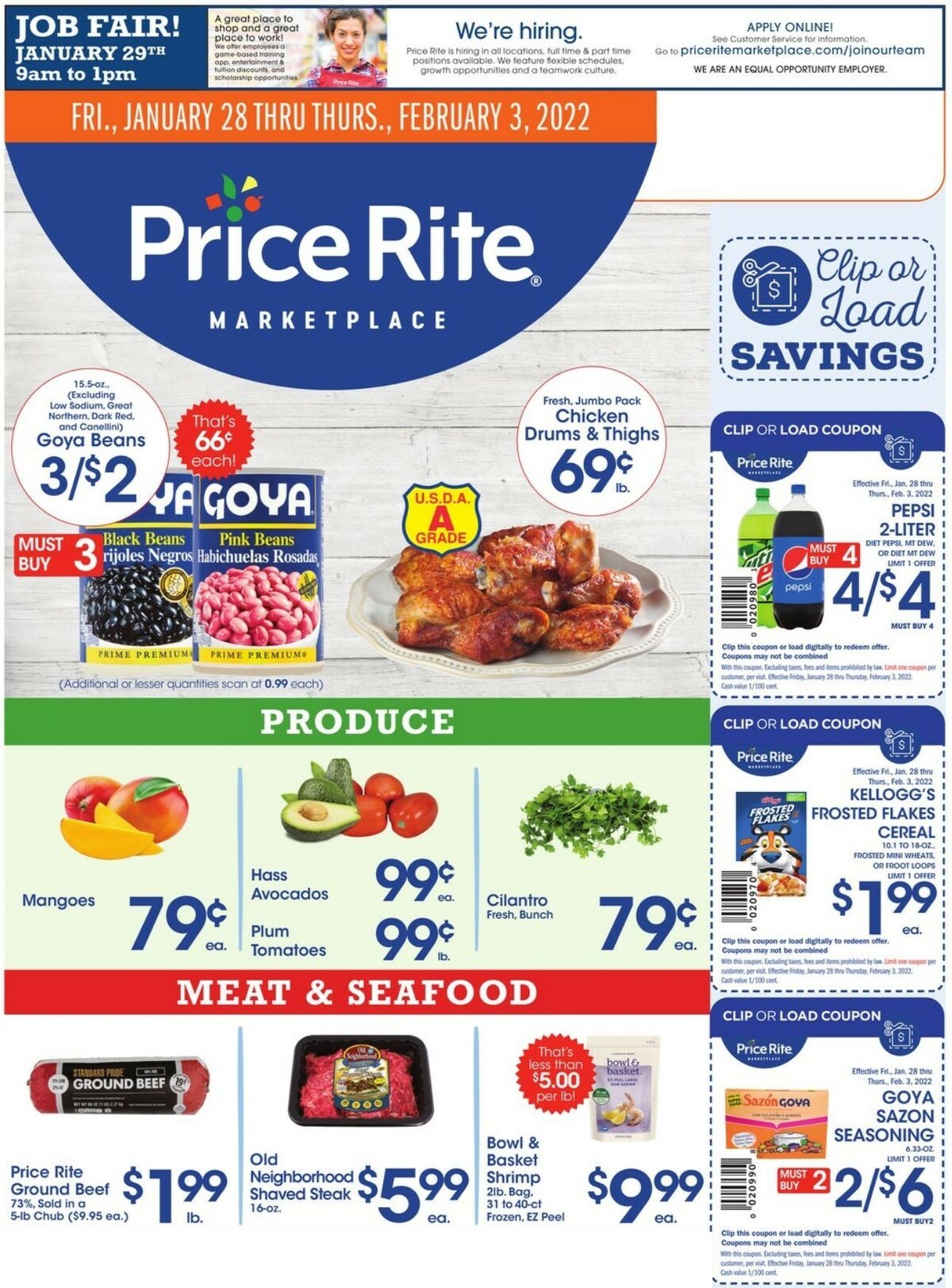 Price Rite Weekly Ad from January 28