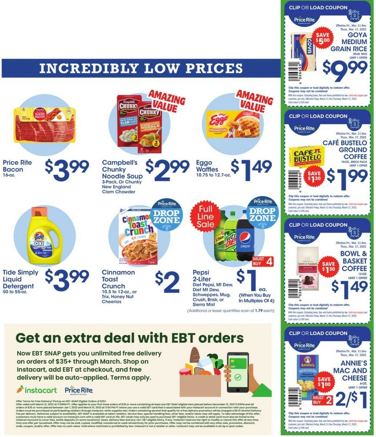 Price Rite Weekly Ad from March 11