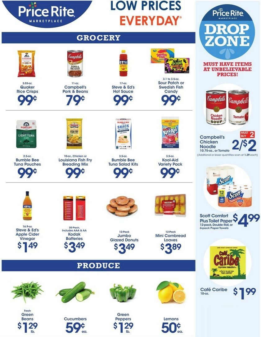 Price Rite Weekly Ad from September 16