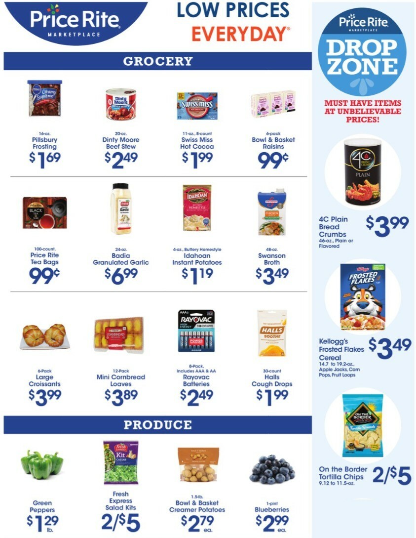 Price Rite Weekly Ad from September 30