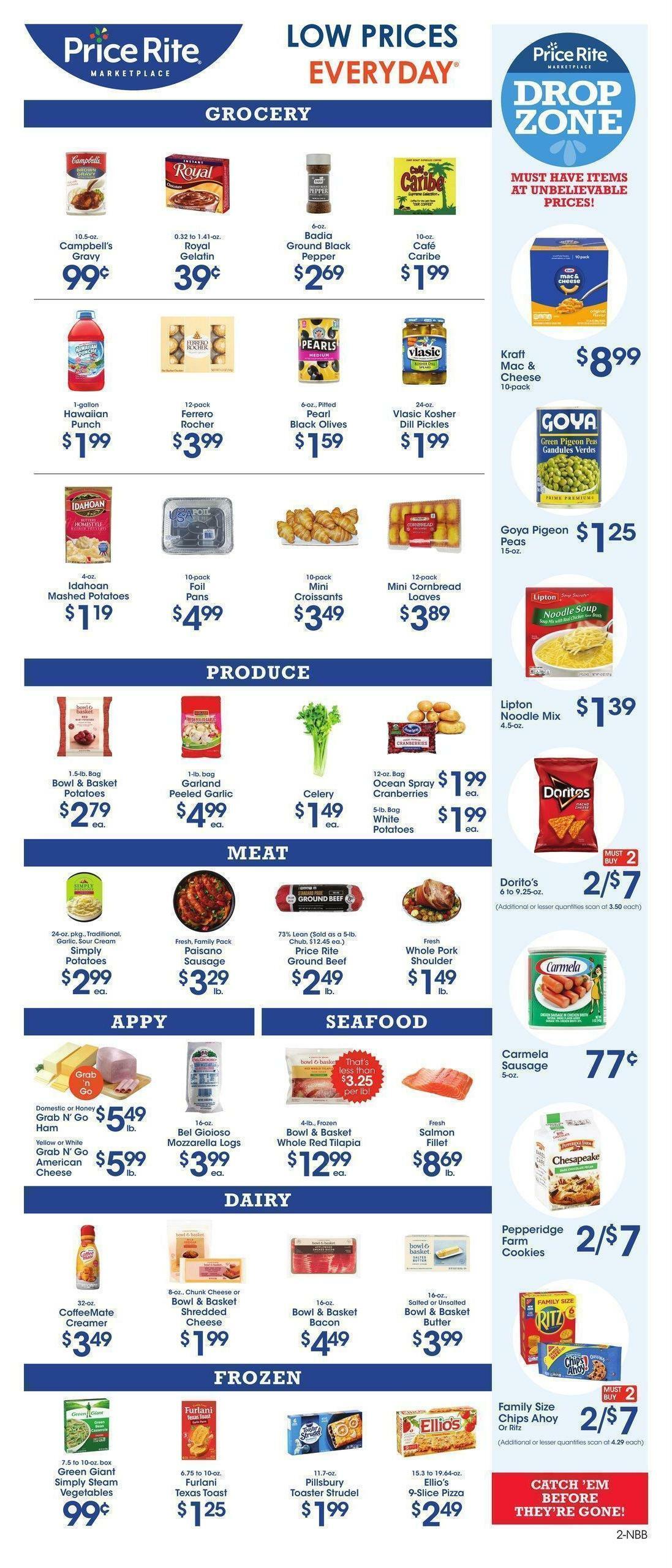 Price Rite Weekly Ad from November 11
