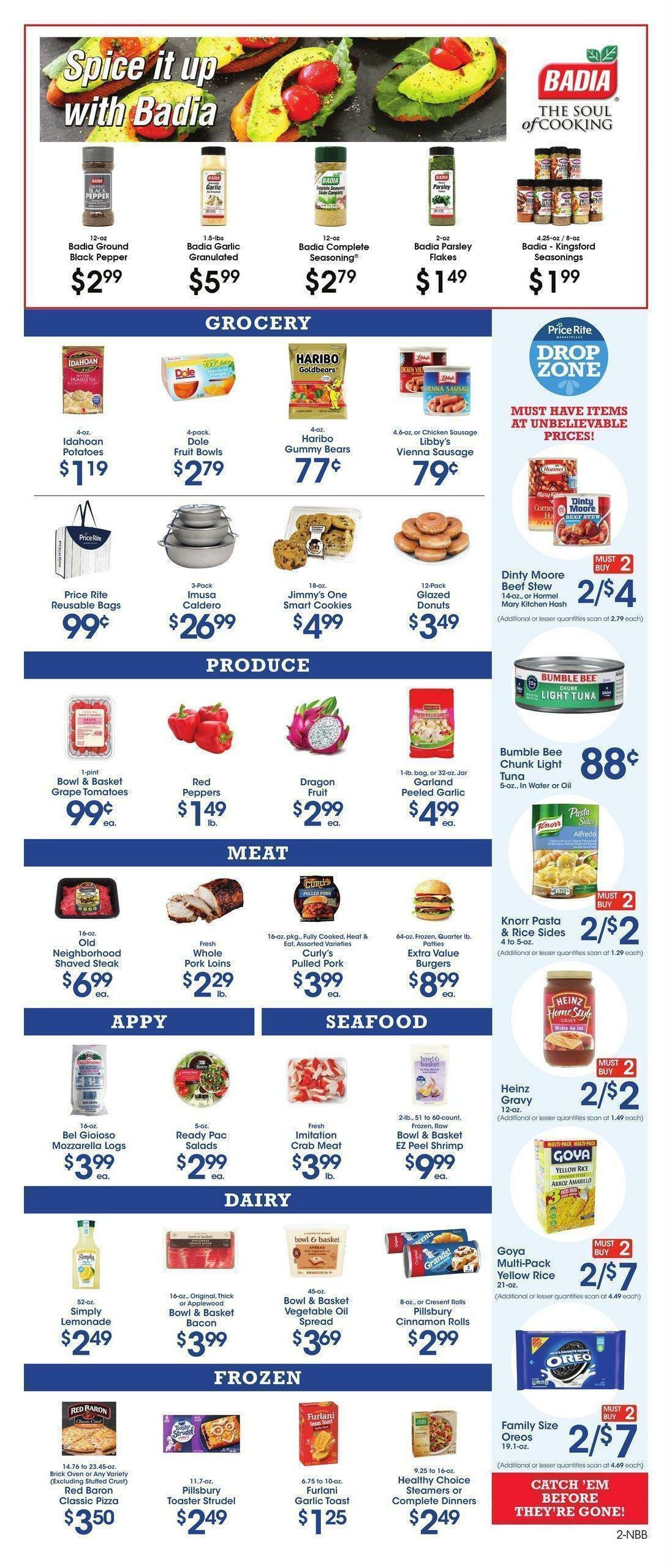 Price Rite Weekly Ad from January 20