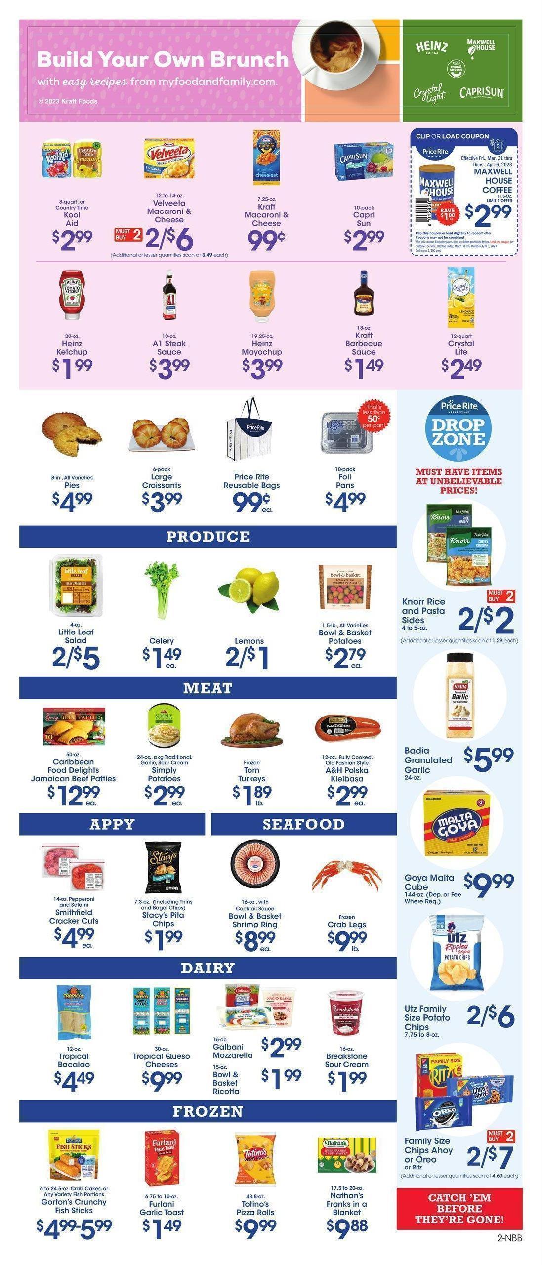 Price Rite Weekly Ad from March 31