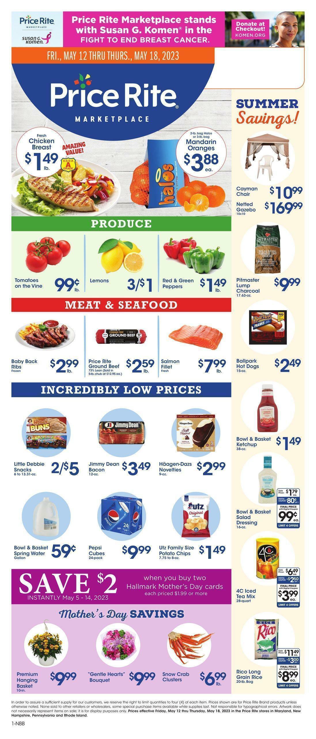 Price Rite Weekly Ad from May 12