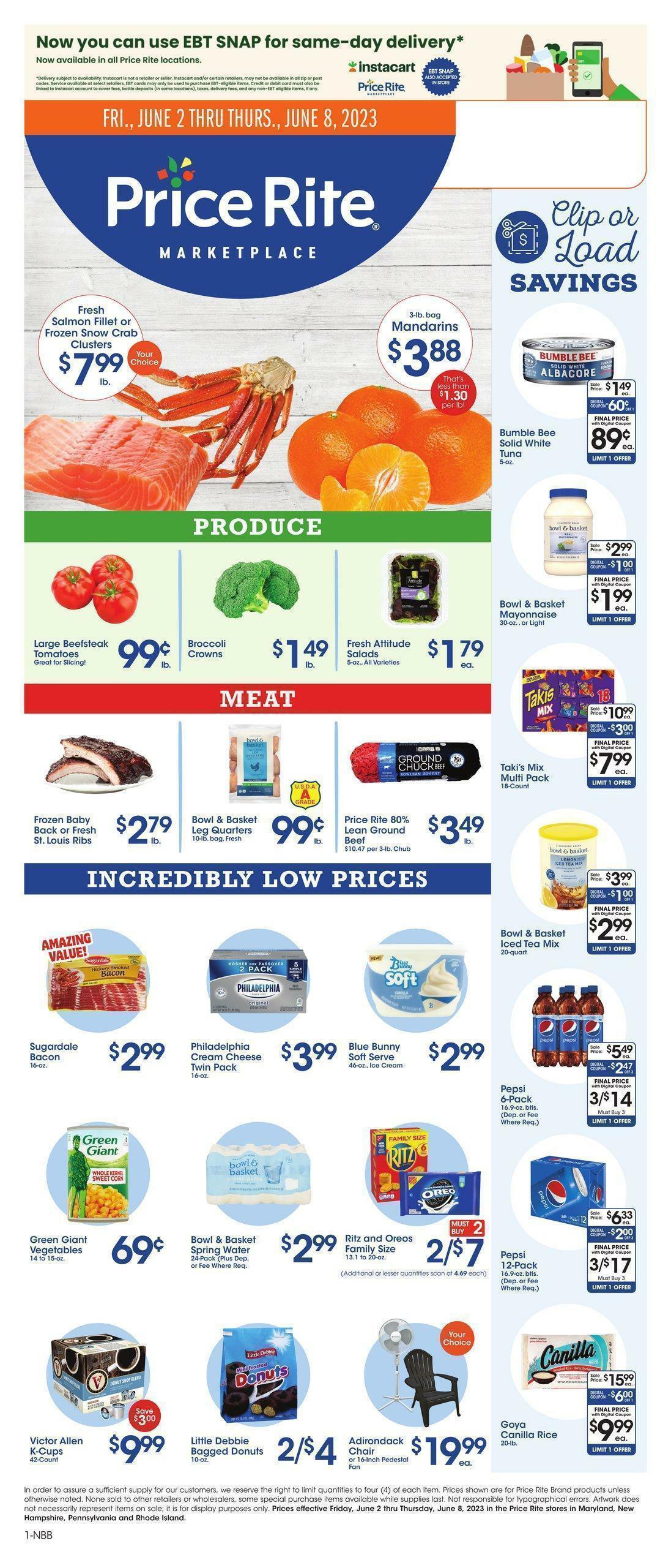 Price Rite Weekly Ad from June 2