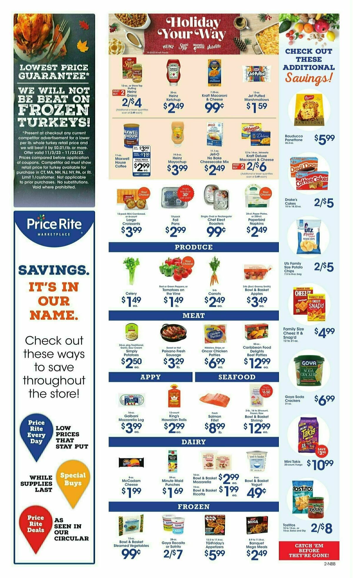 Price Rite Weekly Ad from November 3