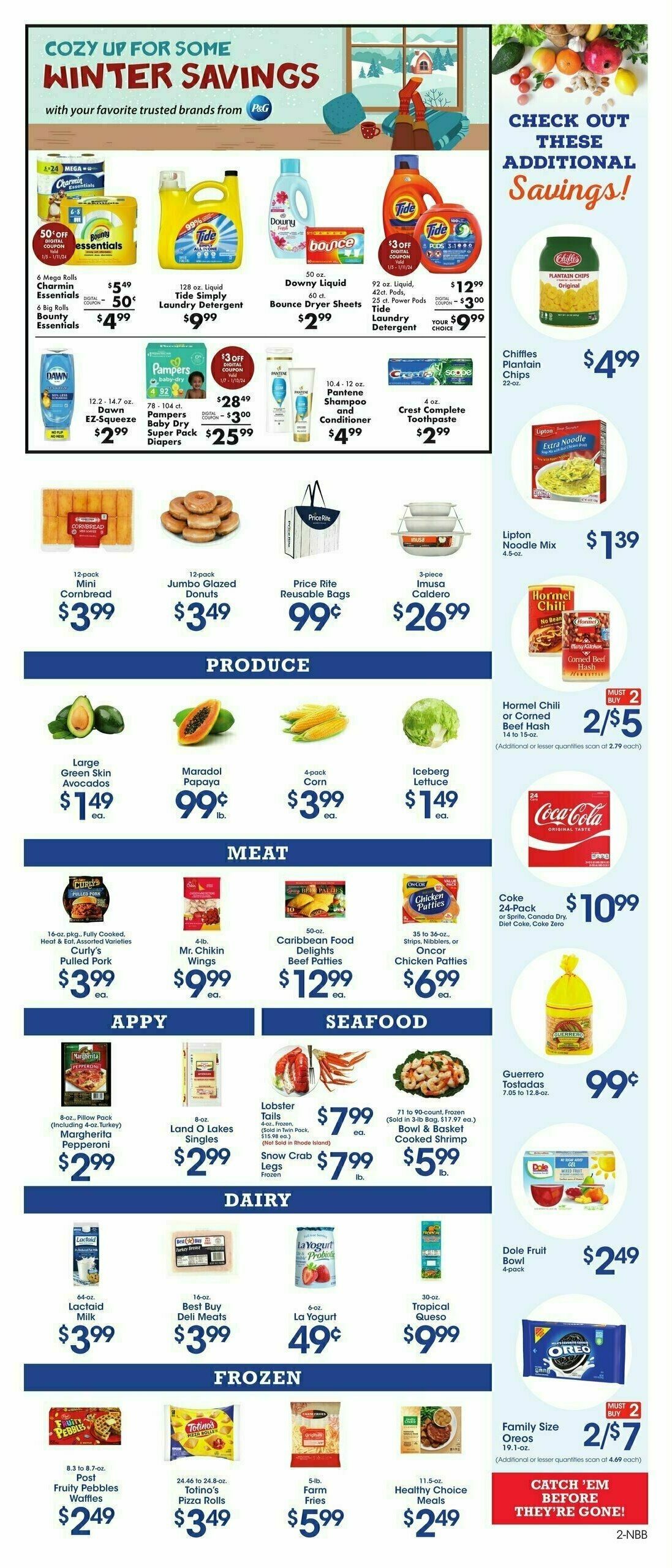 Price Rite Weekly Ad from January 5