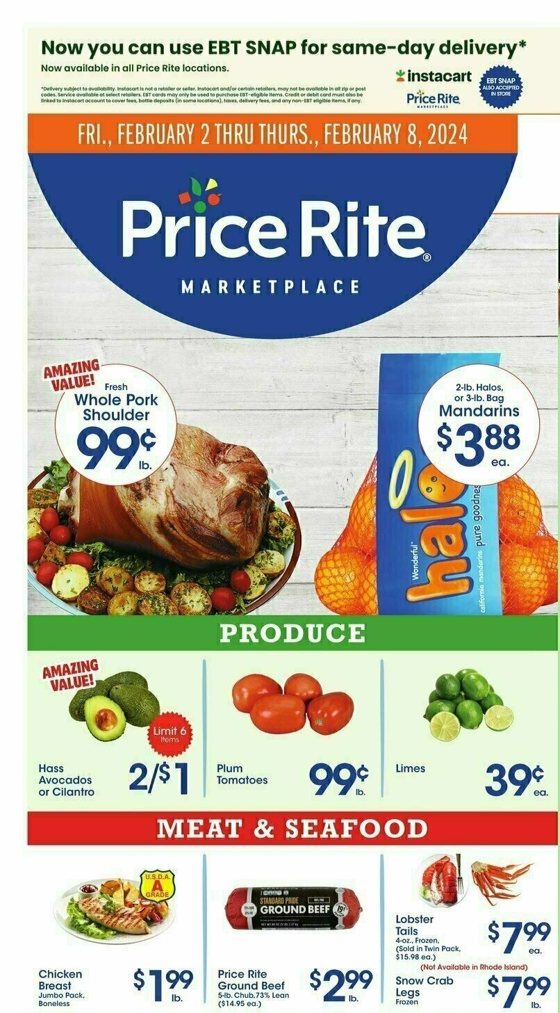 Price Rite Weekly Ad from February 2