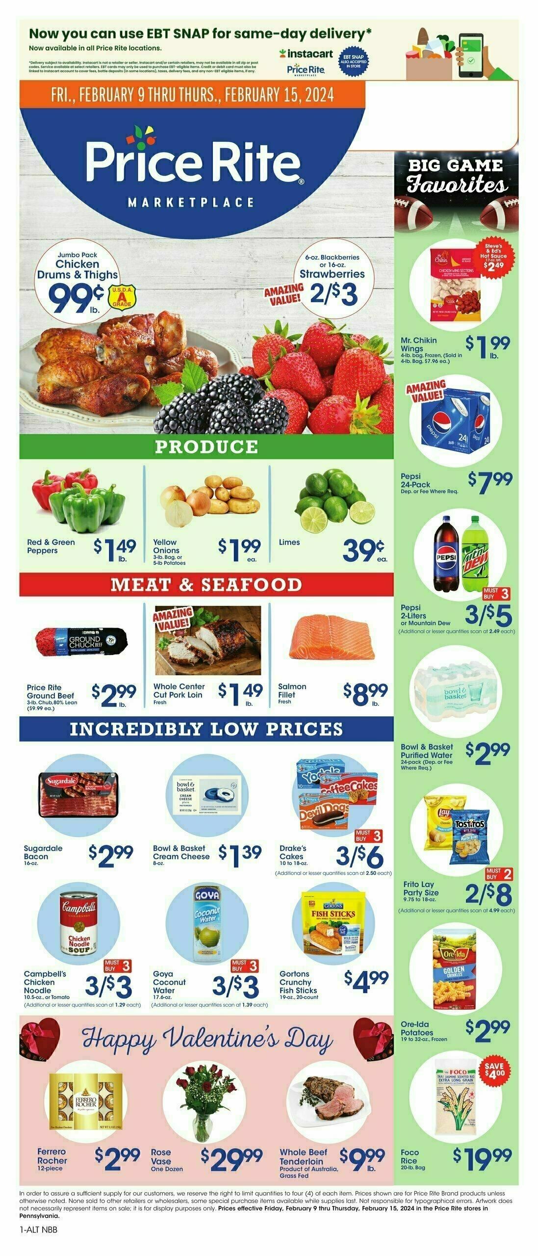 Price Rite Weekly Ad from February 9