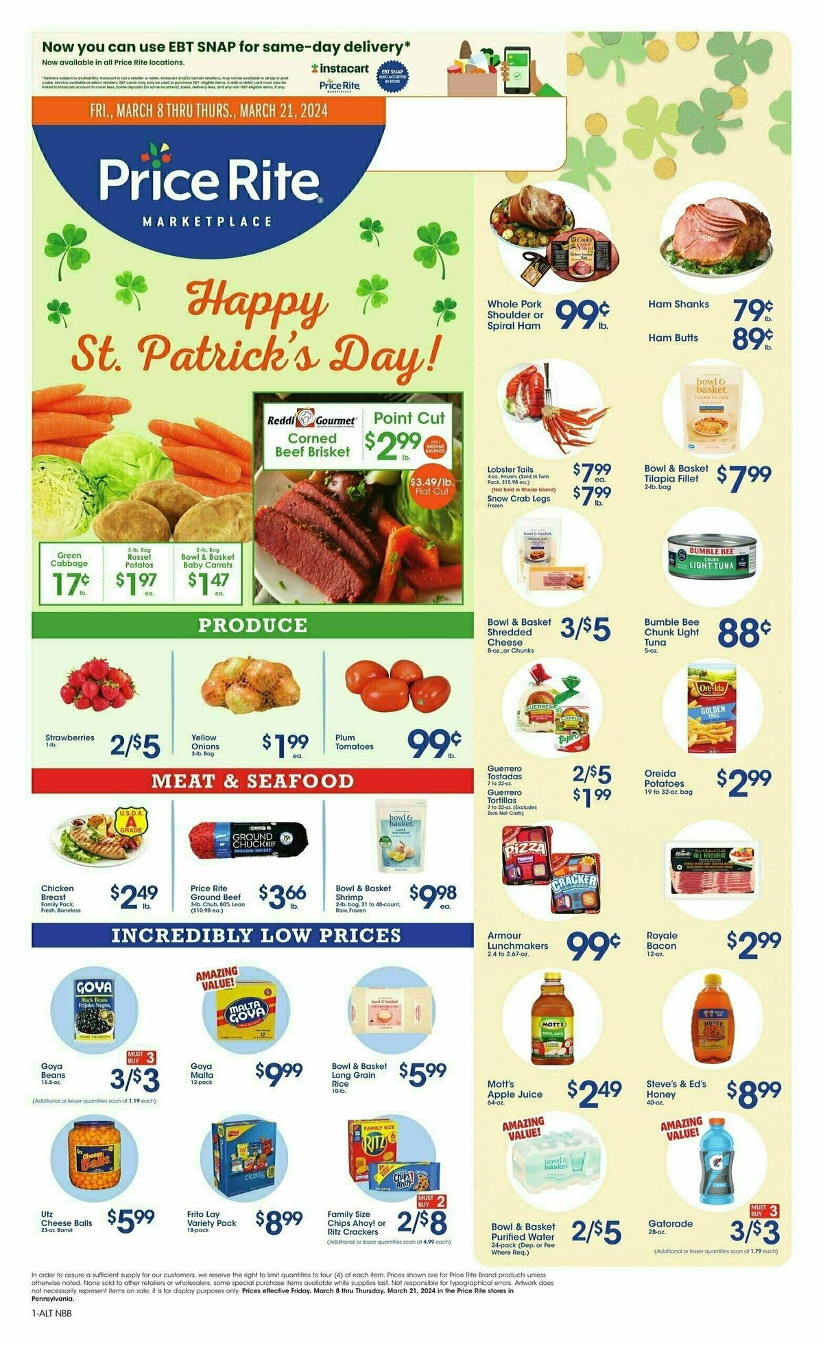 Price Rite Weekly Ad from March 8