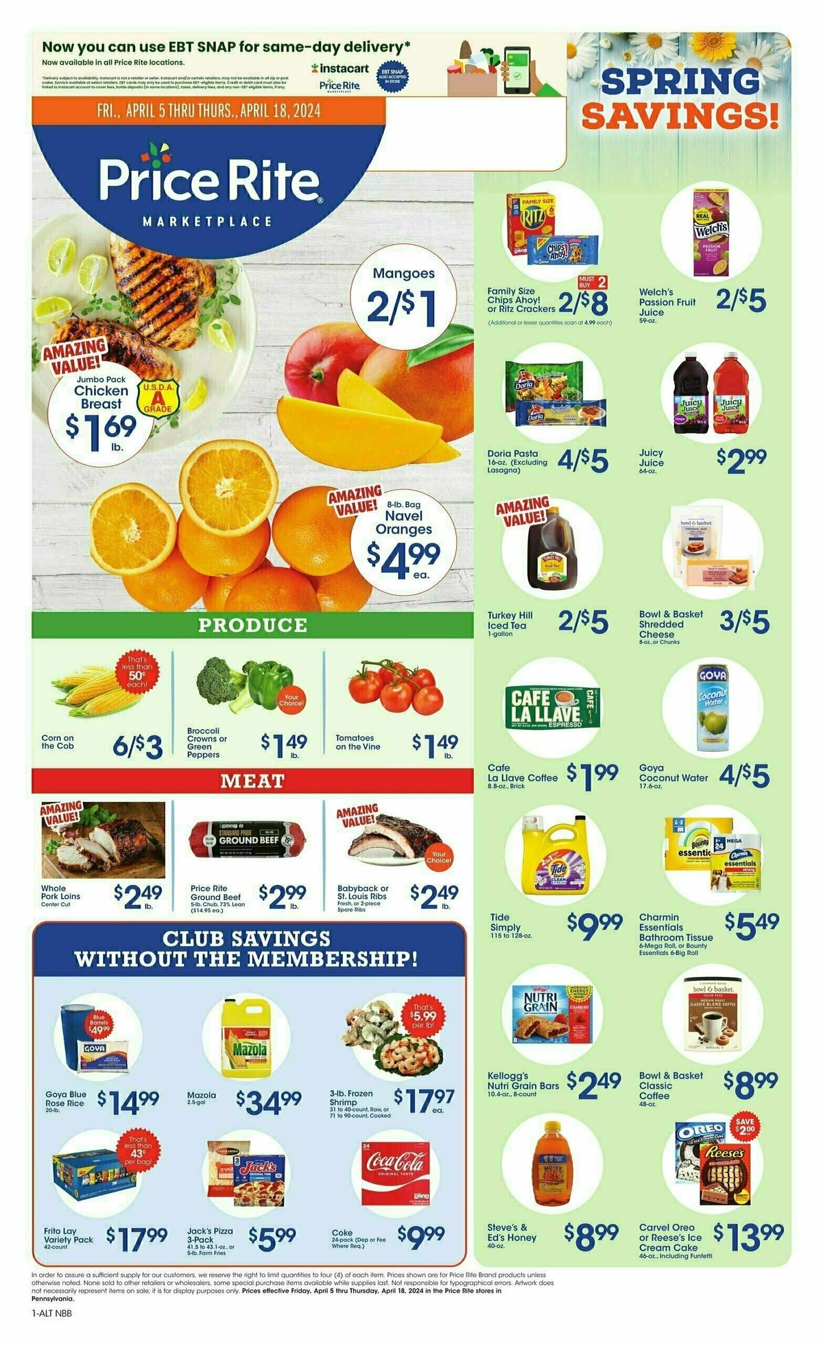 Price Rite Weekly Ad from April 5