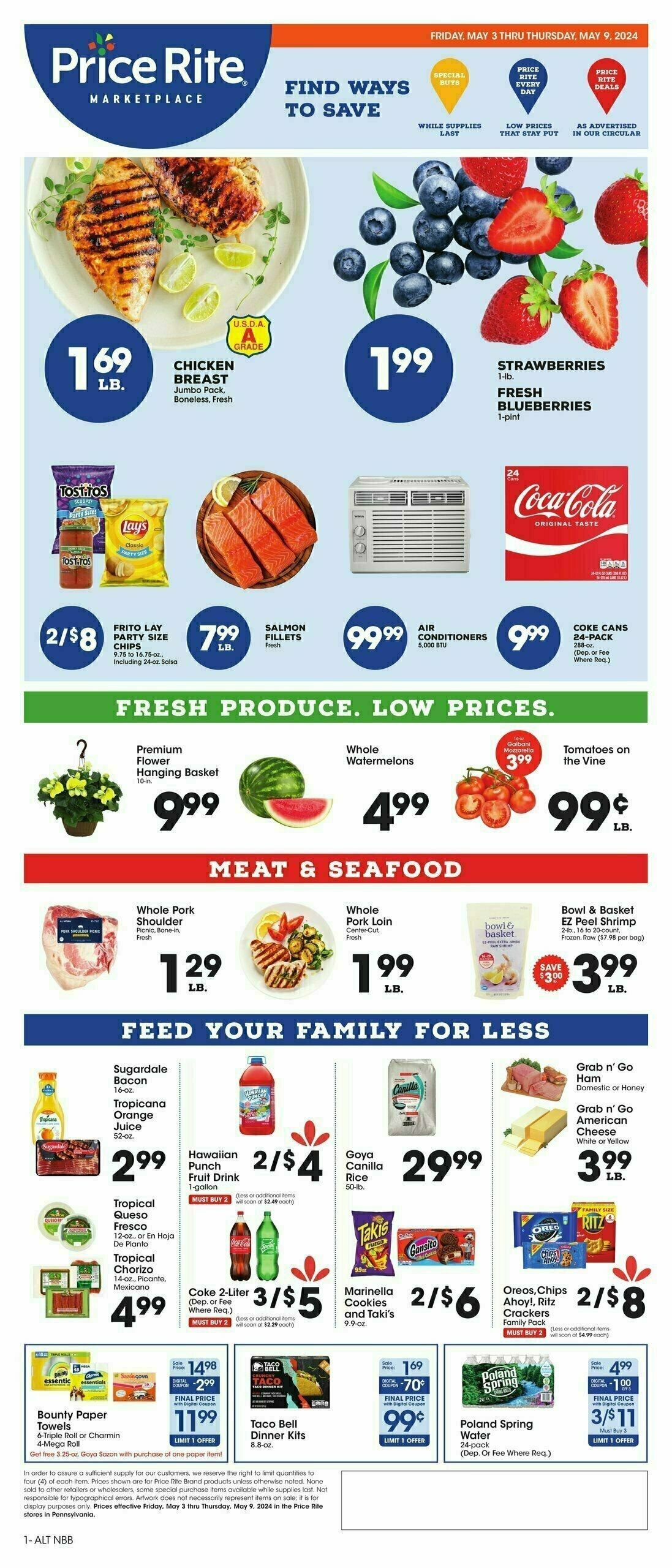 Price Rite Weekly Ad from May 3