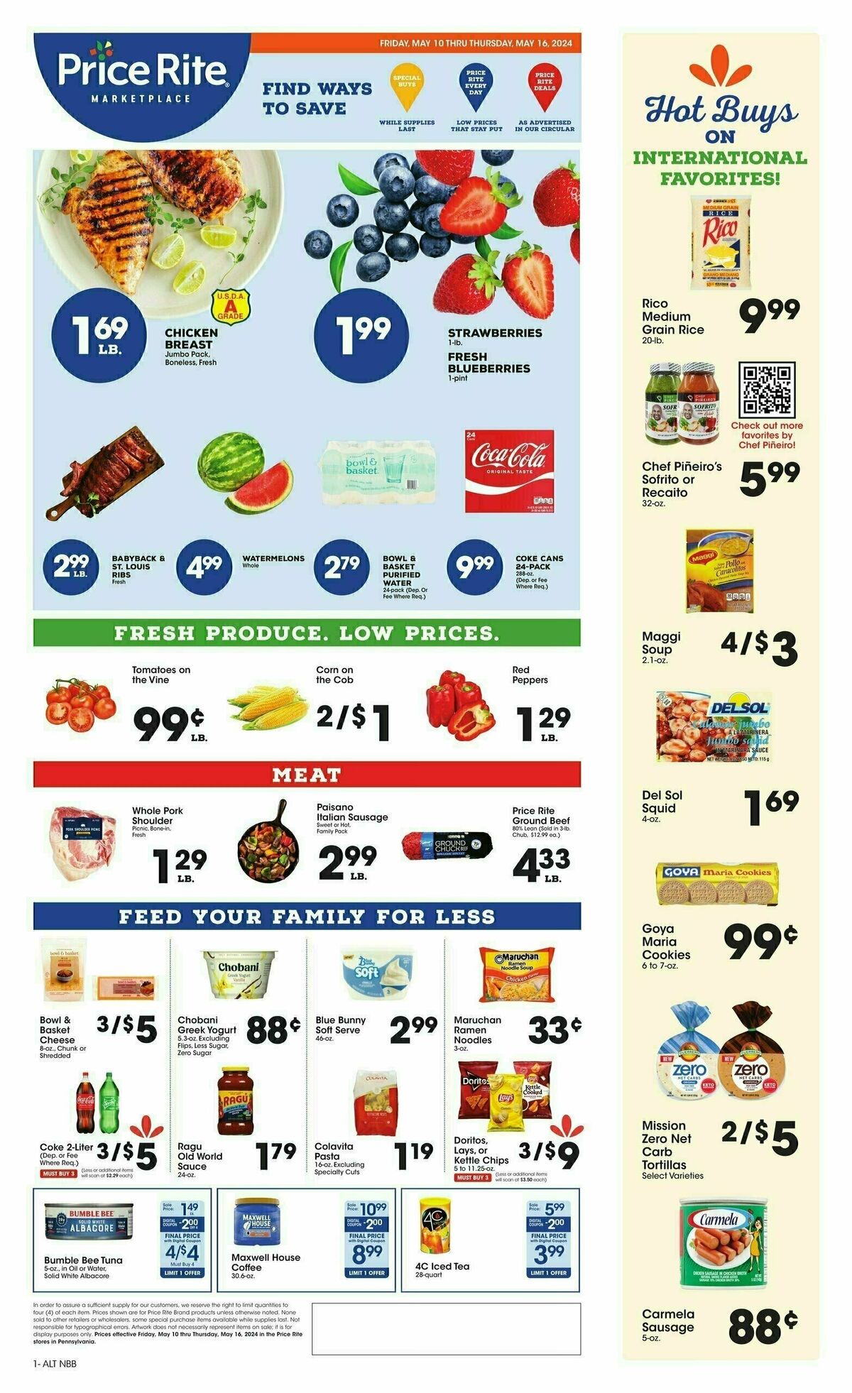 Price Rite Weekly Ad from May 10