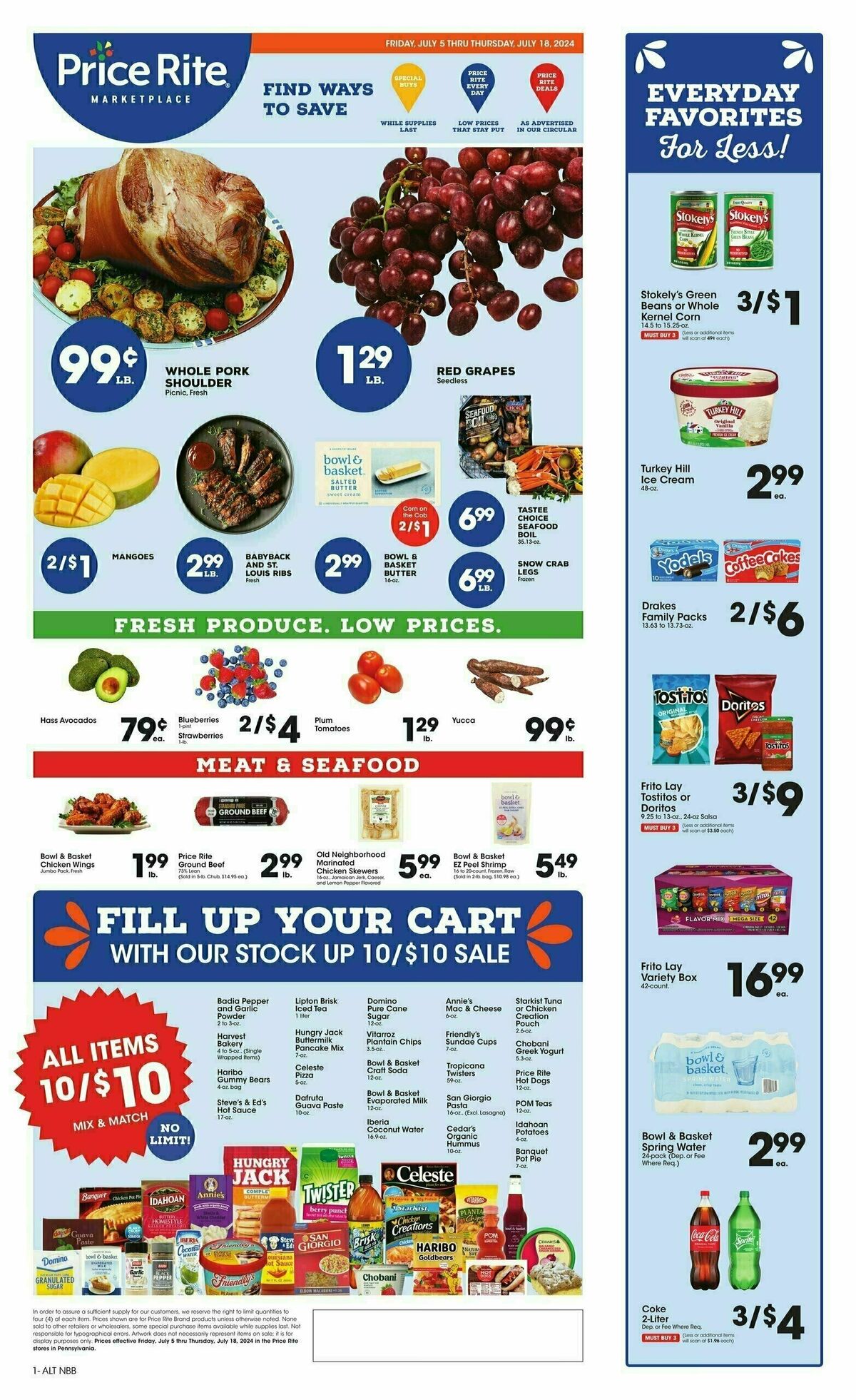 Price Rite Weekly Ad from July 5