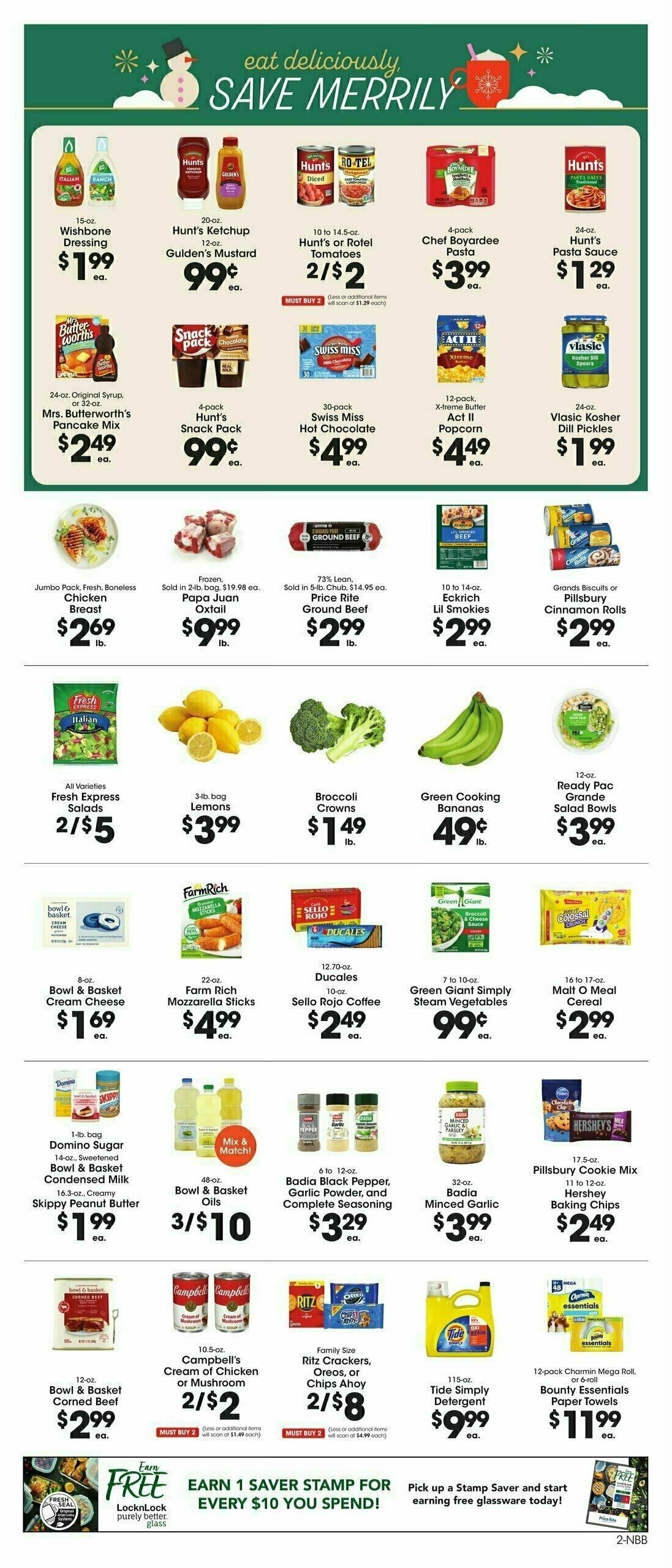 Price Rite Weekly Ad from December 6