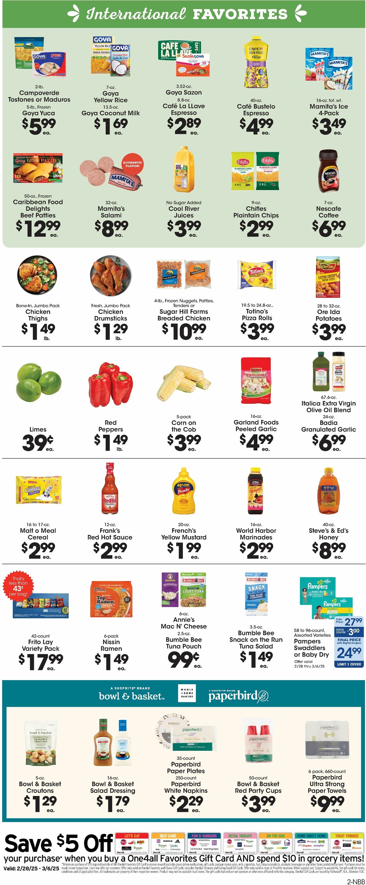 Price Rite Weekly Ad from February 28
