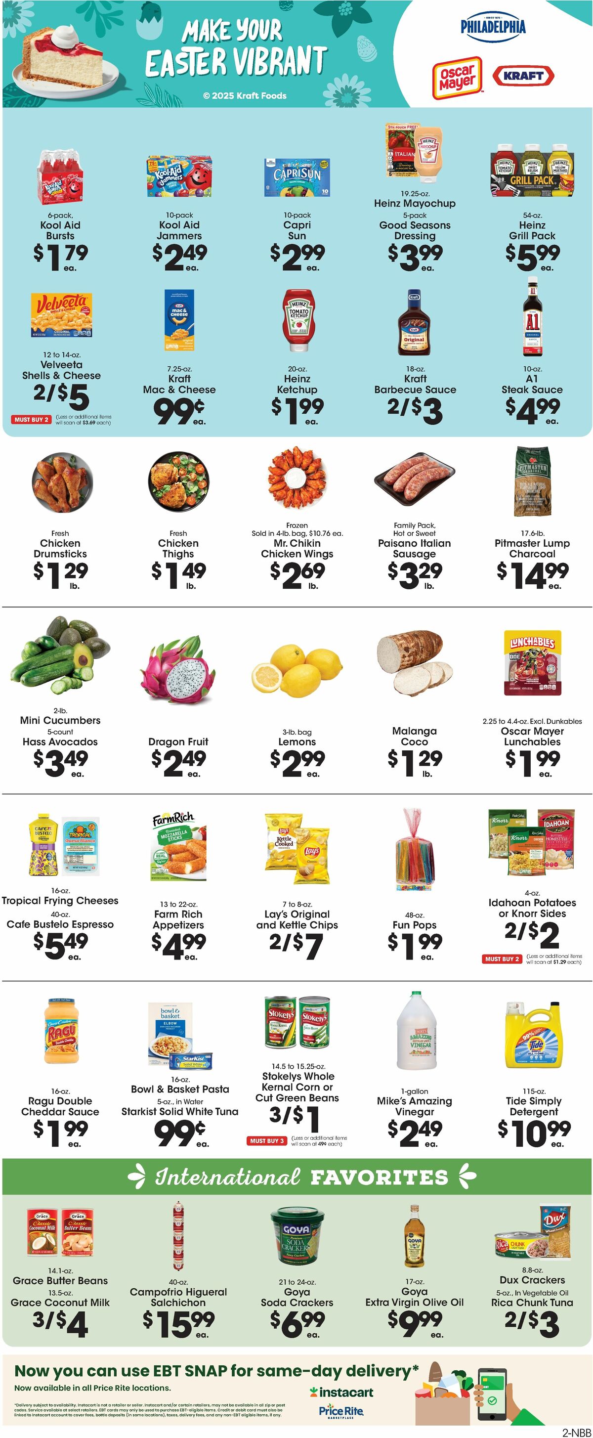 Price Rite Weekly Ad from March 28