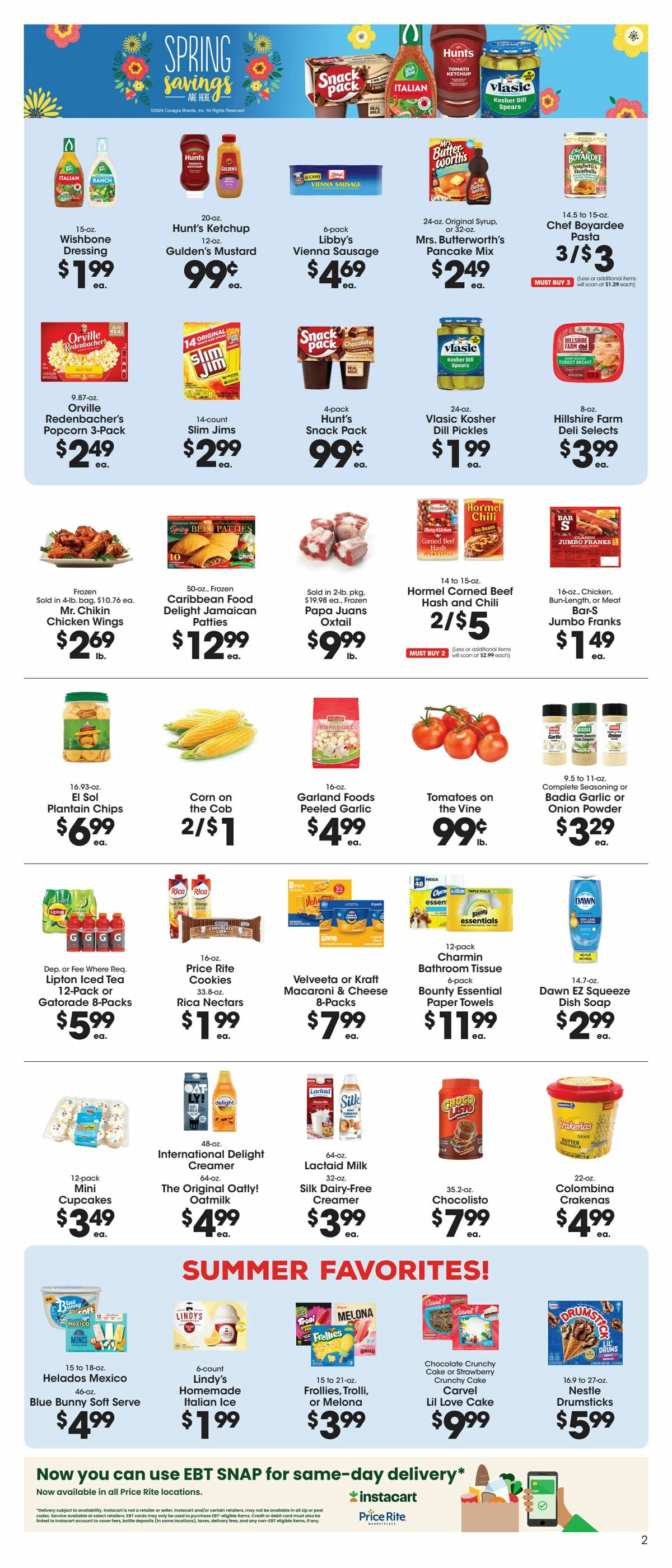 Price Rite Weekly Ad from May 9