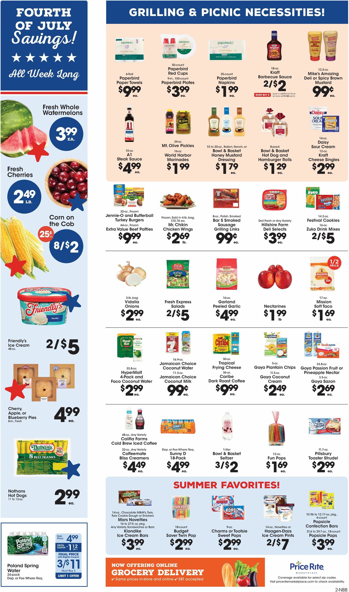 Price Rite Weekly Ad from June 27